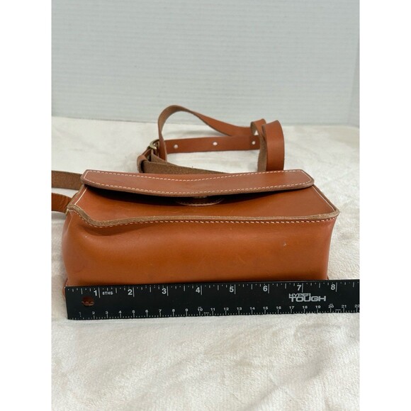 Marcus B Leather Handbag Women's Color Saddle Crossbody Strap “ KAM NO. 01” - Picture 9 of 12